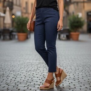 🔥GAP Slim Cropped Textured Pants